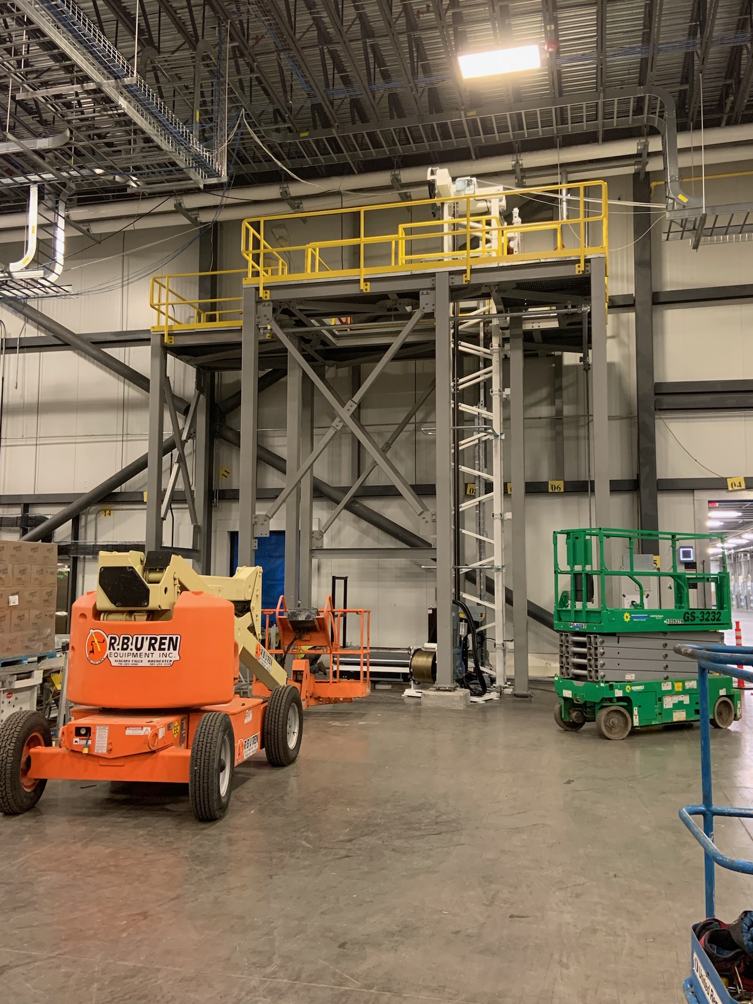Pallet Elevator Framing